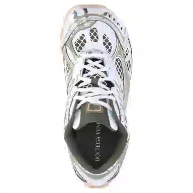 Bottega Veneta Round Toe Low Top Sneakers Brown