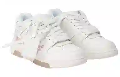 OFF-WHITE Leather Sneakers White Pink