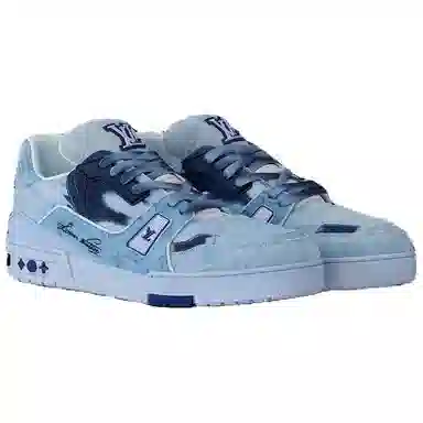 Louis Vuitton Trainer Denim Blue
