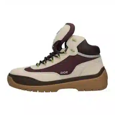 Dior Dean Leather Boots Natural