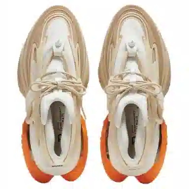 Balmain Low-Top White Orange