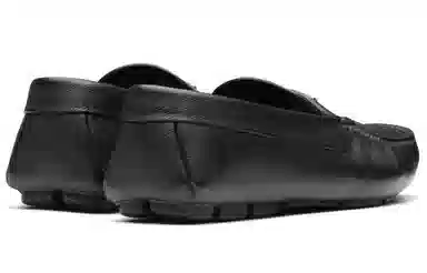 Prada Saffiano Loafers Black