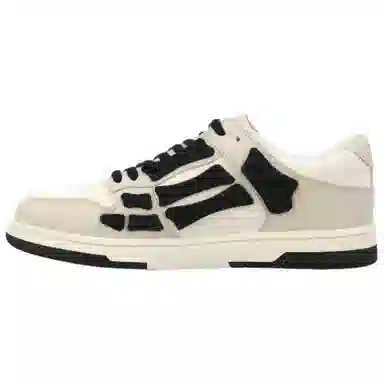 AMIRI Skel-Top Low White Black