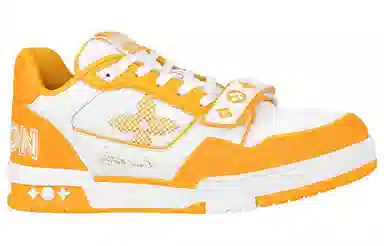 Louis Vuitton Trainer White Yellow