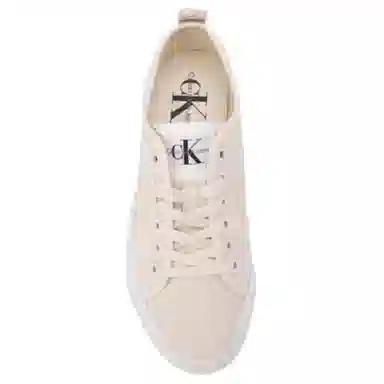 Calvin Klein Low Canvas Sneakers Eggshell Yellow