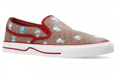 GUCCI x Doraemon GG Supreme Low Brown Red
