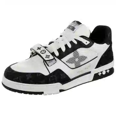 Louis Vuitton Trainer Mid Black White