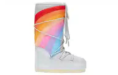 Moon Boot Rainbow Grey