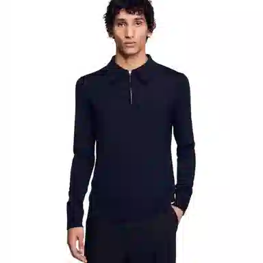 Sandro French Collar Pullover Sweater