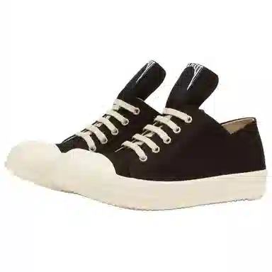 Rick Owens DRKSHDW Canvas Sneakers Black