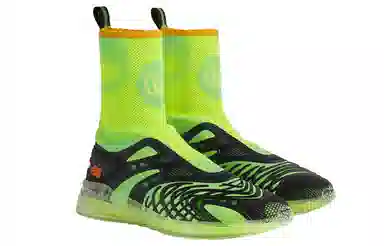 Gucci Ultrapace R High-Top Sneakers Green