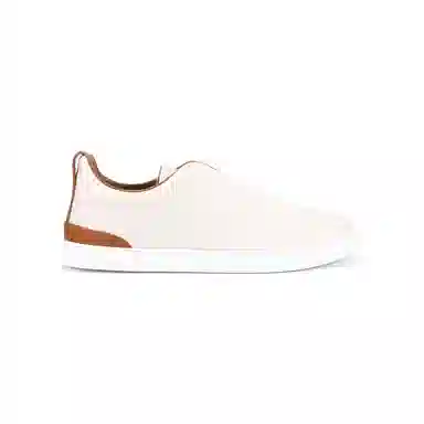 Zegna Triple Stitch White