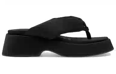 GANNI Flip Flops Black
