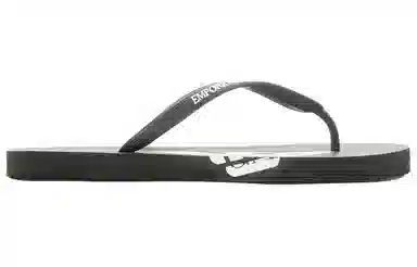 Emporio Armani Flip Flops Black