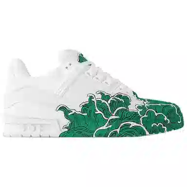 Louis Vuitton Trainer Green White