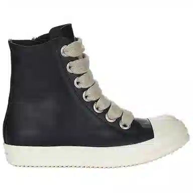 Rick Owens High Top Sneakers Black