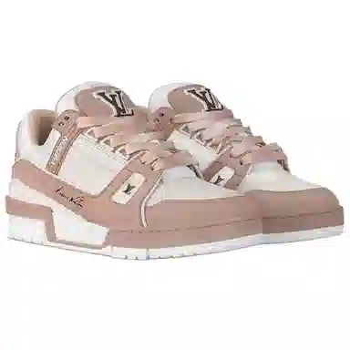 Louis Vuitton Trainer Low Pink White