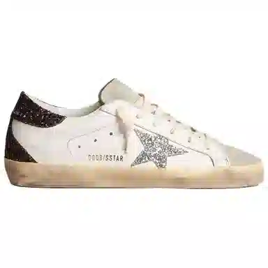 Golden Goose Super-Star White Distressed