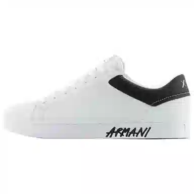 Emporio Armani Low-Top Sneakers White Black