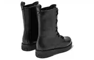 Valentino Martin Boots Black