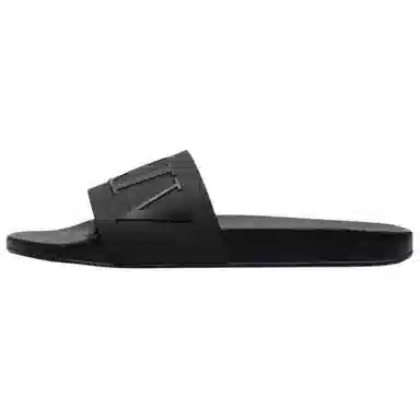 Valentino Slide Sandals Black