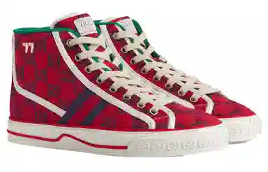 Gucci Tennis 1977 High Top Red