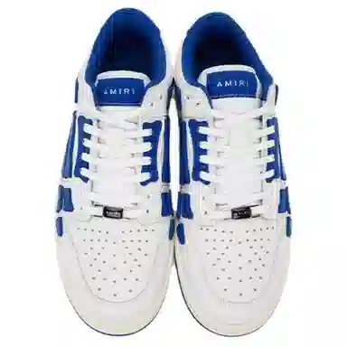 AMIRI Skel-Top White Blue