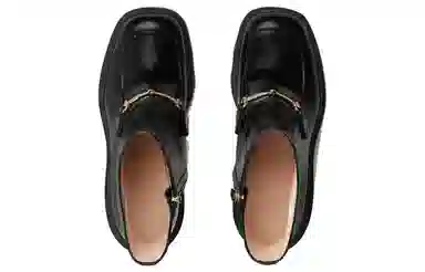 Gucci Leather Ankle Boots Black