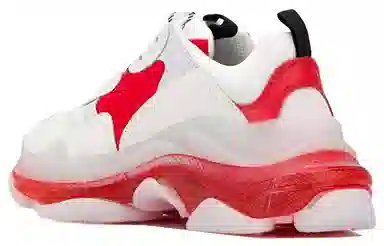 Balenciaga Triple S White Red