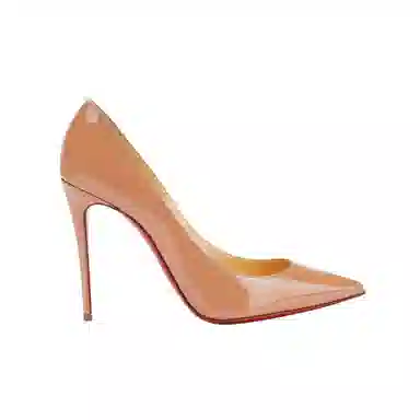 CL Kate Nude Patent Pumps