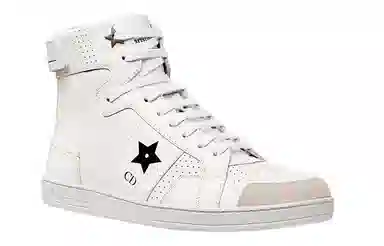 Dior Star Leather High-Top White