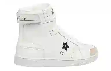 Dior Star Leather High-Top White