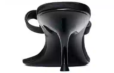 Alexander Wang Satin High Heel Sandals Black