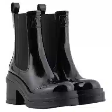 Armani Exchange Chelsea Boots Black