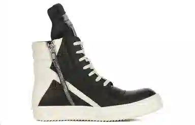 Rick Owens High Top Sneakers Black