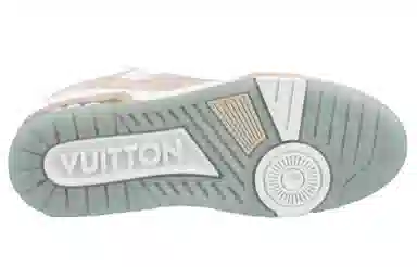 Louis Vuitton Trainer Classic Mesh Logo White Denim