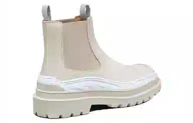 Sacai x Dior Chelsea Boots Off-White