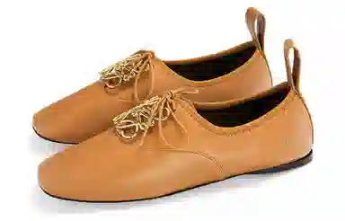 LOEWE Anagram Lace-Up Flat