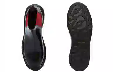 Alexander McQueen Hybrid Chelsea Boots Black