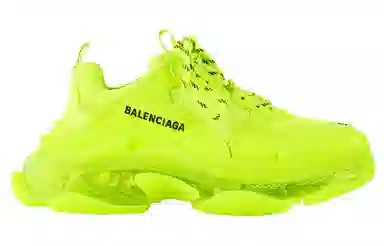 Balenciaga Triple S Clear Sole Fluorescent Yellow