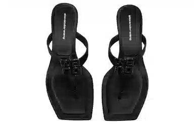 Alexander Wang Satin High Heel Sandals Black