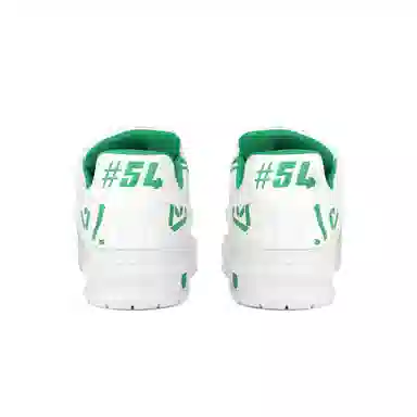 LOUIS VUITTON Trainer Low White Green