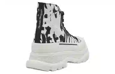 Alexander McQueen Tread Slick Graffiti White