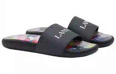 Lanvin Arpège Slides Black