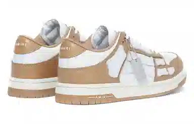 AMIRI Skel-Top Low Brown
