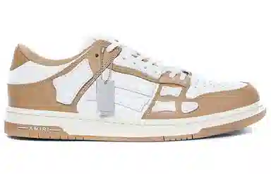 AMIRI Skel-Top Low Brown