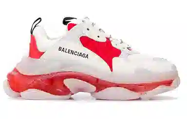 Balenciaga Triple S White Red