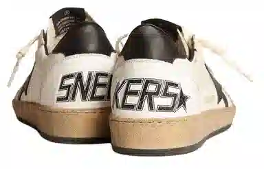 Golden Goose Ball Star White Black