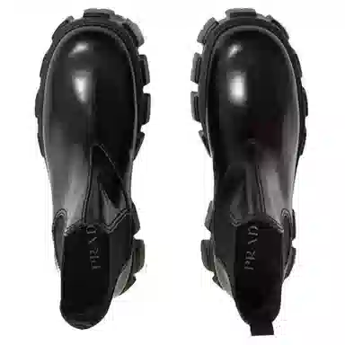 PRADA Monolith Chelsea Boots Black