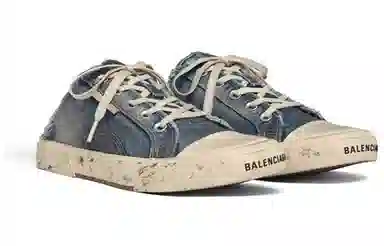 Balenciaga Denim Blue Slides